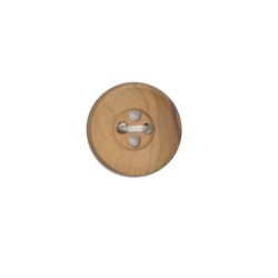 Botón madera clásico