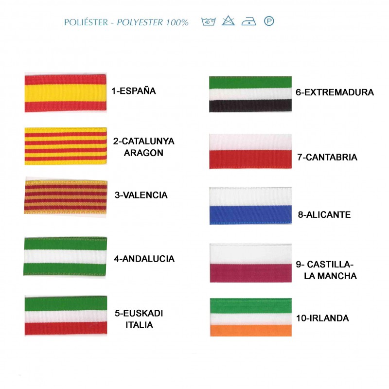 Cinta bandera España 25 metros