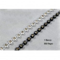 Pasamanería strass 5 mm...