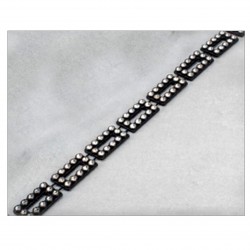 Pasamanería strass 9 mm...