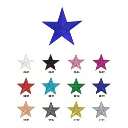 Aplique estrella metalizada...