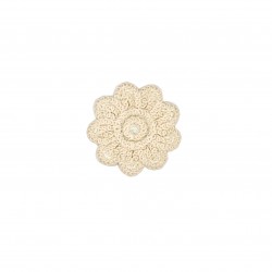 Aplique flor bordada coser...