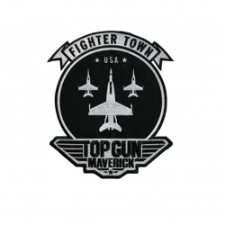 Aplique top gun bordado...