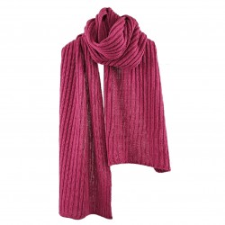 Bufanda con canalé lisa...