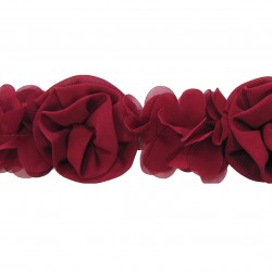 Pasamanería flores 70 mm...