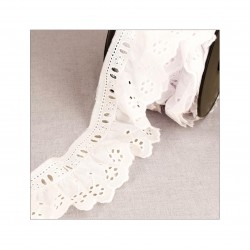 Bordado fruncido 80 mm...