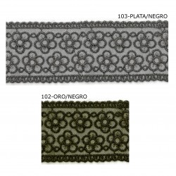 Puntilla tul bordado...