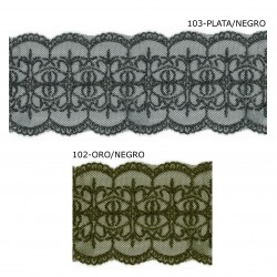 Puntilla tul bordado...