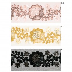 Pasamanería flor 50 mm...