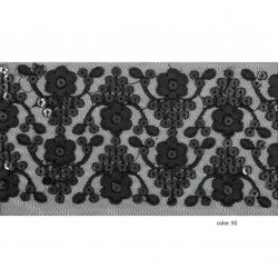 Pasamanería flores 80 mm...