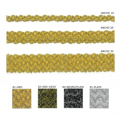 Pasamanería metalizada...