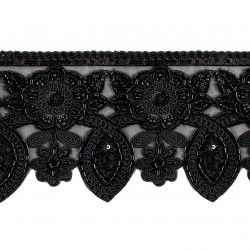 Pasamanería flores 115 mm...