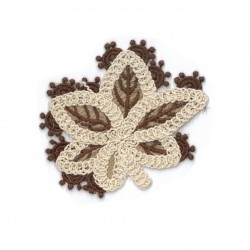 Aplique bordado flor (Ref....