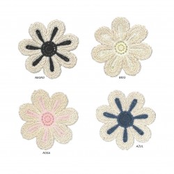 Aplique bordado flor (Ref....