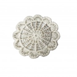 Aplique flor bordad con...