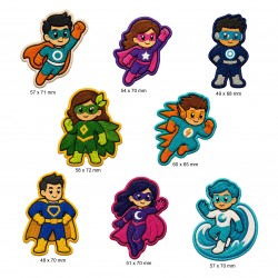 Apliques Superheroes...